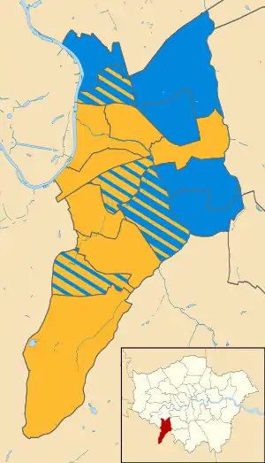 2010 results map