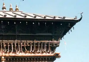 Swords of Kaji Kalu Pande and his soldiers at Bagh Bhairab temple, Kirtipur