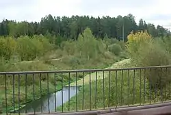 The Klyazma River in Mendeleyevo, Solnechnogorsky District