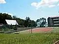 Tennis courts in the Kamenec recreational area