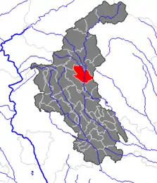 Location within Weiz district