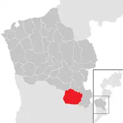 Location within Oberwart district