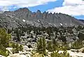 The ridge extending south from Blacktop Peak