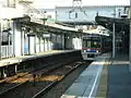 The ground-level platforms in December 2004