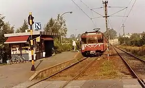 Hauger Station in 1982