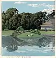 Korakuen Park, Okayamaby Kawase Hasui, 1934