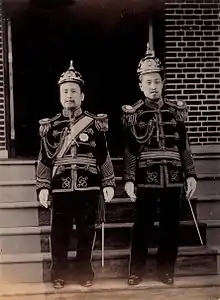 Emperor Gojong and the Crown Prince Sunjong