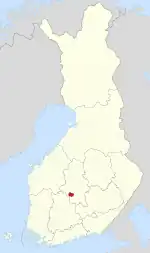 Location of Koskenpää in Finland