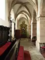 Southern aisle from altar of the Virgin Mary