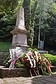 Monument to Benkovski at the place of his death in Ribaritsa