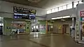 The concourse and station toilets inside the ticket barriers in September 2016