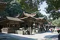 Mihotsu Jinja's haiden of the hongū