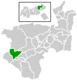 Location within Kufstein district