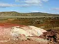 Krýsuvík, a thermal area in the Southwest of Iceland.