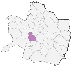 Location of Kuhsorkh County in Razavi Khorasan province