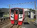 Kuha 814-24 at Kariu Station