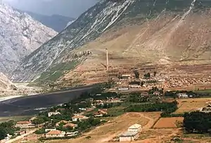 Refugee camp in Kukës, Albania