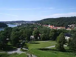 Kungälv from Bohus fästning in July 2006