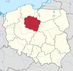 Location within Poland