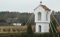 Wayside shrine in Nowe Kwiejce