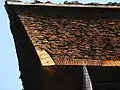 Cypress bark is used as a traditional roofing material (hiwadabuki) at Tō-ji in Kyoto