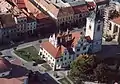 Levoča - Town hall from above