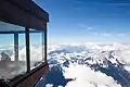 Panoramic view over the Alps from L'Aguille du Midi