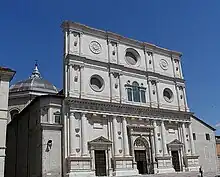 The basilica exterior