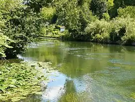 The Eure river in Marcilly-sur-Eure