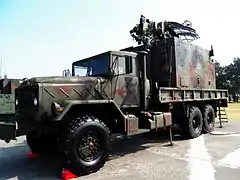 M928A2 Long cargo truck(note CTIS on front axle)