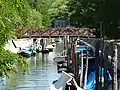 Pont piéton entre viale Caboto et Orseolo