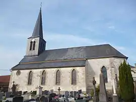 The church in Le Mesnil-Saint-Firmin