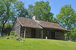 Log Cabin and Farm