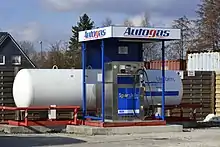 An autogas station in Germany.