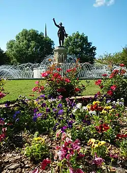 Courthouse square in LaGrange