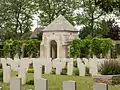 Entrance to the war cemetery