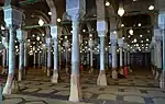 Interior of the prayer hall