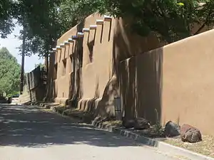 Road into La Loma Plaza