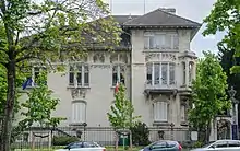 The Villa seen from the street in 2017