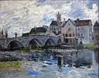 Le Pont de Moret, effet d'orage, 1887, Musée Malraux, Le Havre