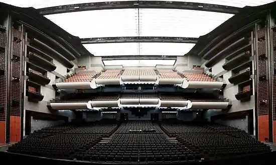 The Opéra Bastille inside