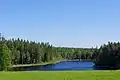 Lake Savijärv in Laanemetsa