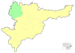 Location of Labanoras Eldership