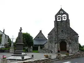 The church in Labessette