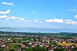 Radolišta and Lake Ohrid (background)