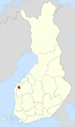 Location of Laihia in Finland