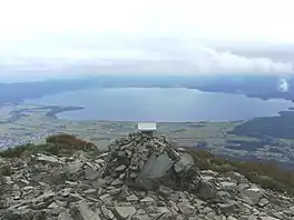 Lake Inawashiro viewed from Mount Bandai