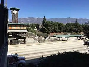 The exterior of Lake station