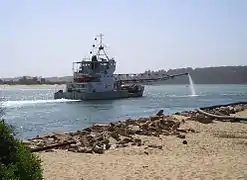 April Hamer at Lakes Entrance, Victoria Australia