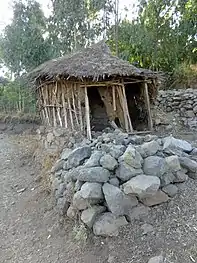 Chika, an earth and wattle building